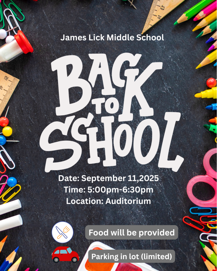flyer for JLMS BTS night