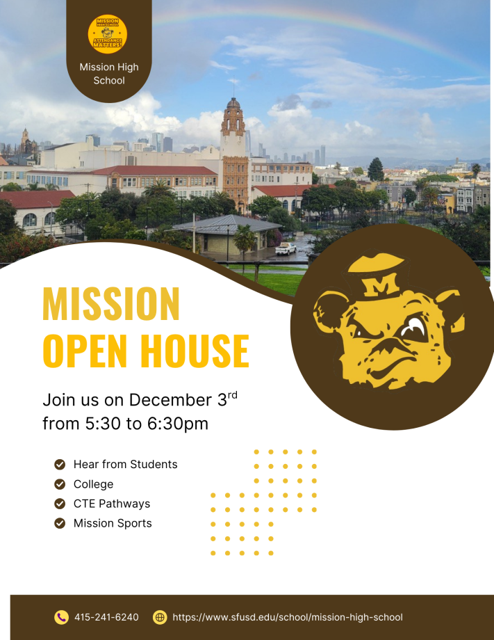 Mission High School Open House