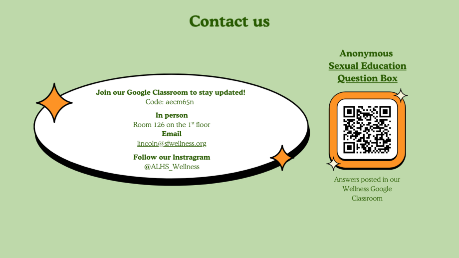 Contact the ALHS Wellness Center