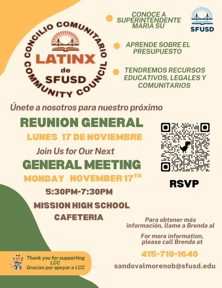LATINX COMMUNITY COUNCIL GENERAL MEETING 2025 