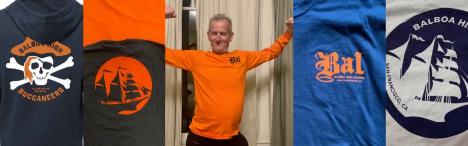 Balboa High School merchandise photo collage