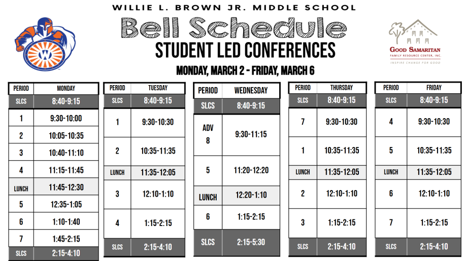 2026 Student Led Conferences