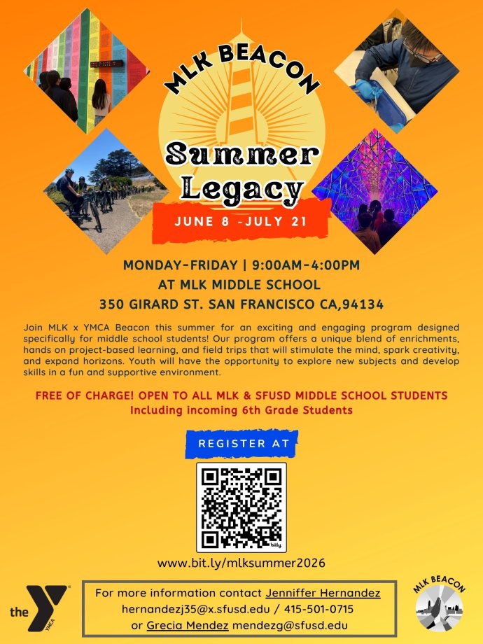 MLK Beacon Summer Legacy Flyer English