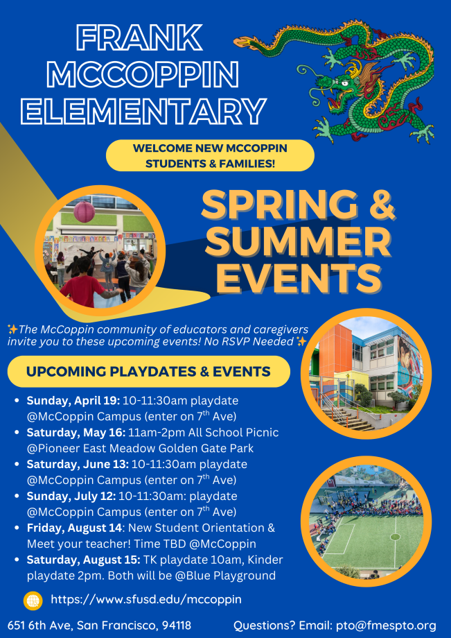 Updated McCoppin Welcome Events Spring-Summer 2026