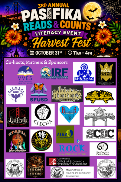 Literacy Event at Visitacion Valley ES Logos