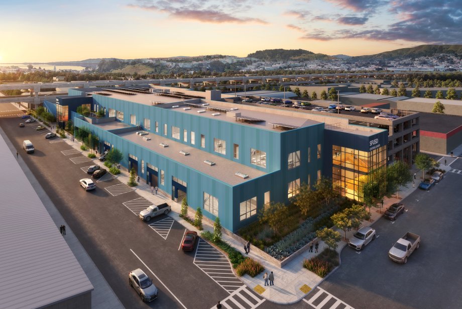 Graphic rendering of SNS and buildings and grounds site on Toland