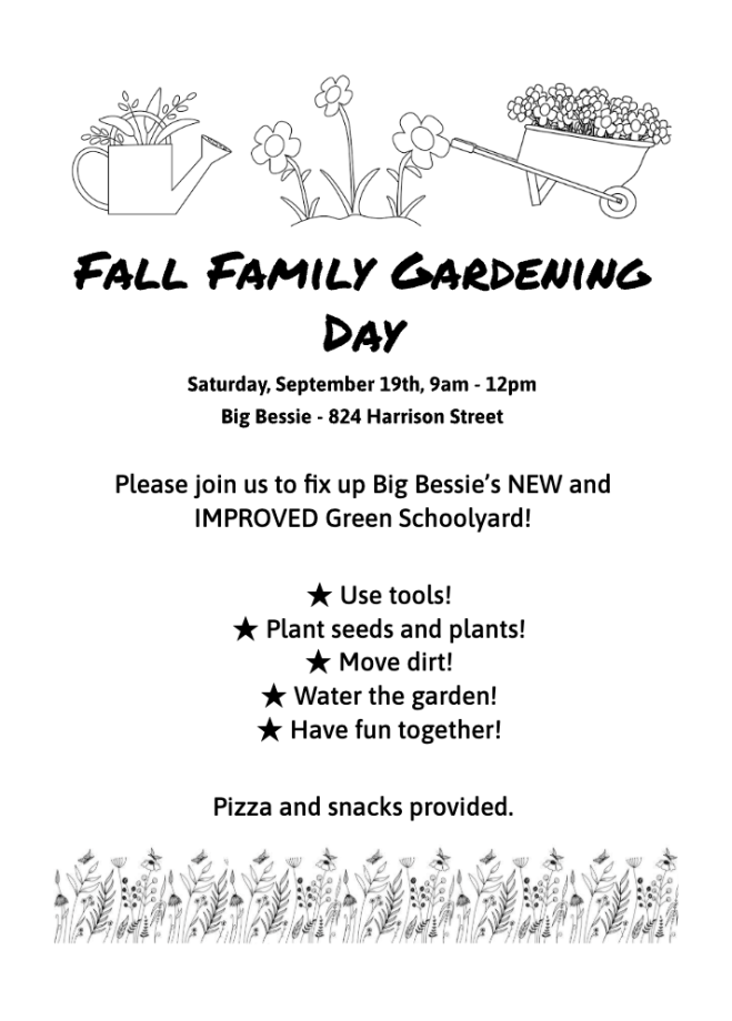 Fall Family Gardening Day - Saturday, September 19th 9am-Noon