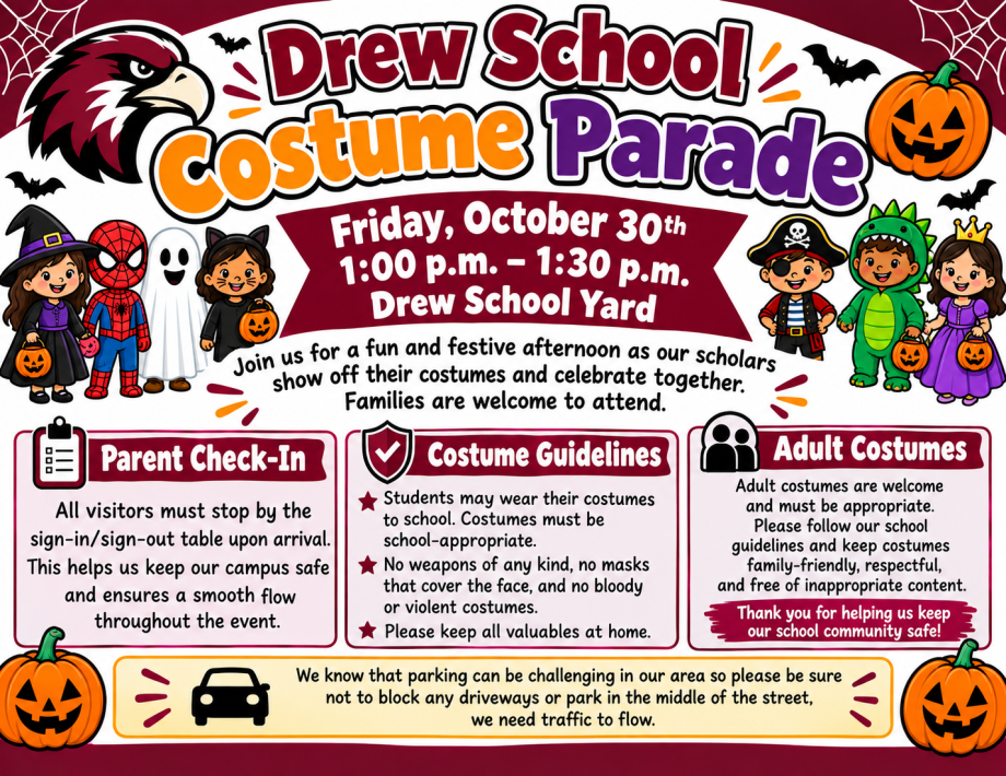 Flyer with Costume guidelines