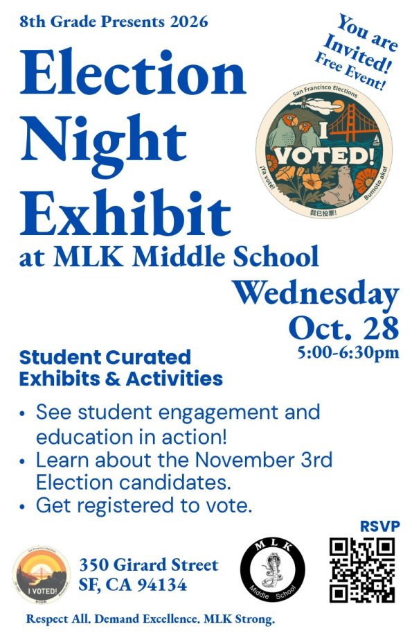Election Night Exhibit Flyer 2026 English