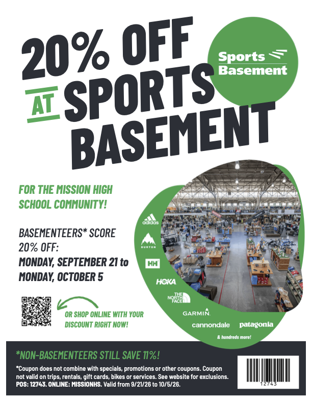 20% off at Sports Basement