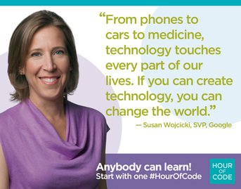Susan Wojcicki - Anybody can learn quote