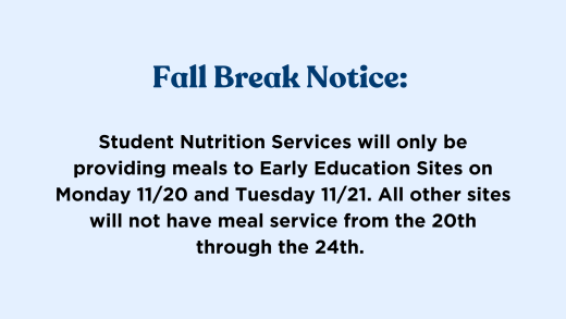 Food Resources During the Fall Break | SFUSD