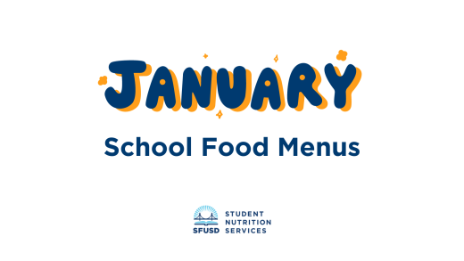 January School Food Menus