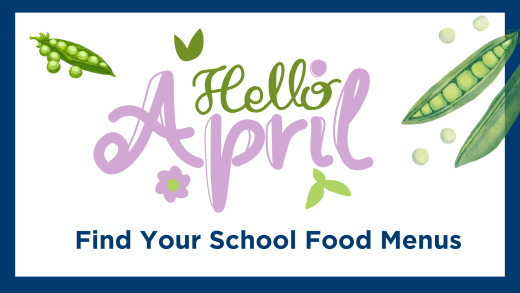 Hello April Find Your School Food Menus