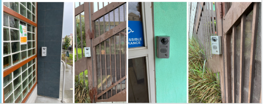 Remote door entry at schools 