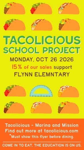 Tacolicious fundraiser - 10/26