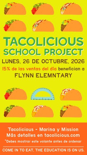 Tacolicious fundraiser - 10/26