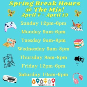 Extended Spring Hours at the Mix at the San Francisco Public Library 