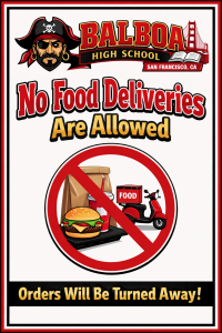 No Food Deliveries at Balboa