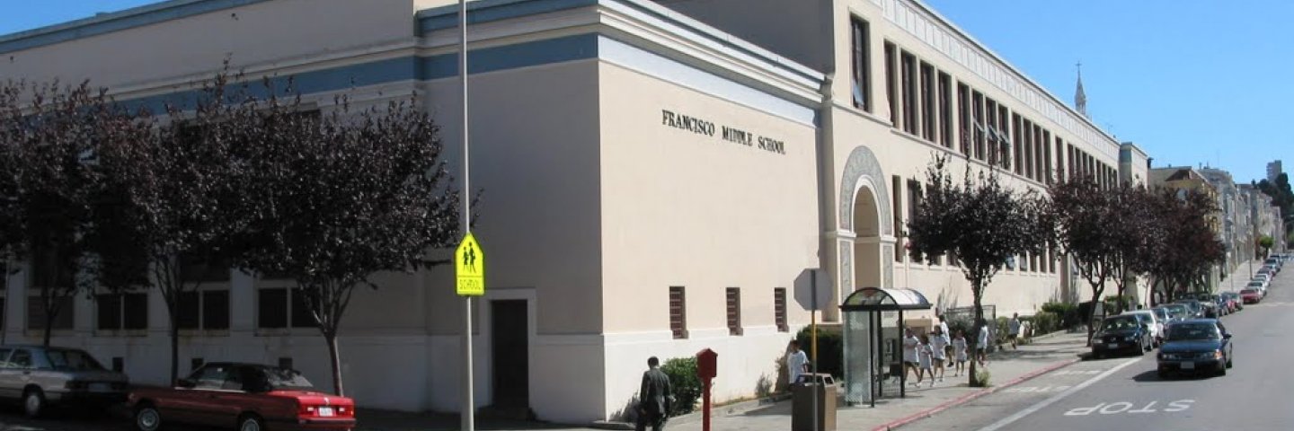 Front of Francisco Middle School