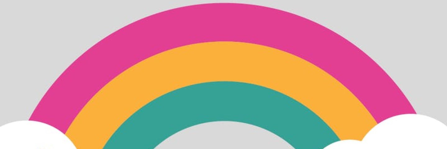 sfusd pride logo with a rainbow