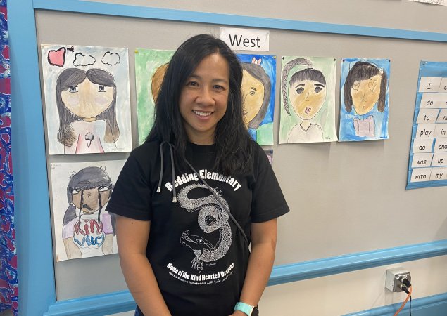Erica Wong, a third grade teacher at Redding Elementary School