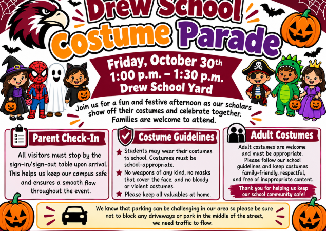 Flyer with Costume guidelines
