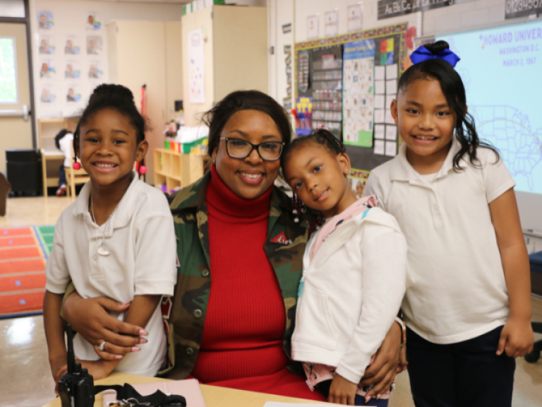Photos of three principals on National Principals' Day 