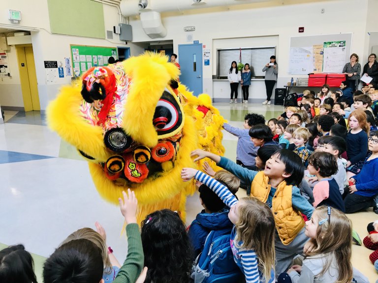 Lion Dancers at Yick Wo