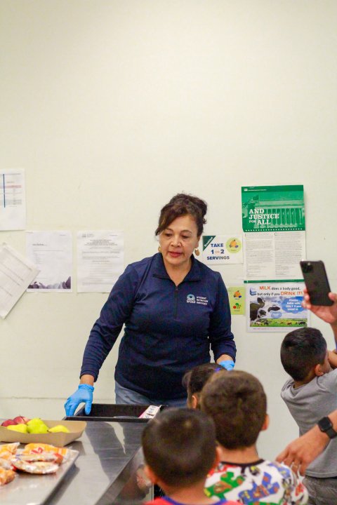 Maria, SNS Dining Staff at Bryant Elementary