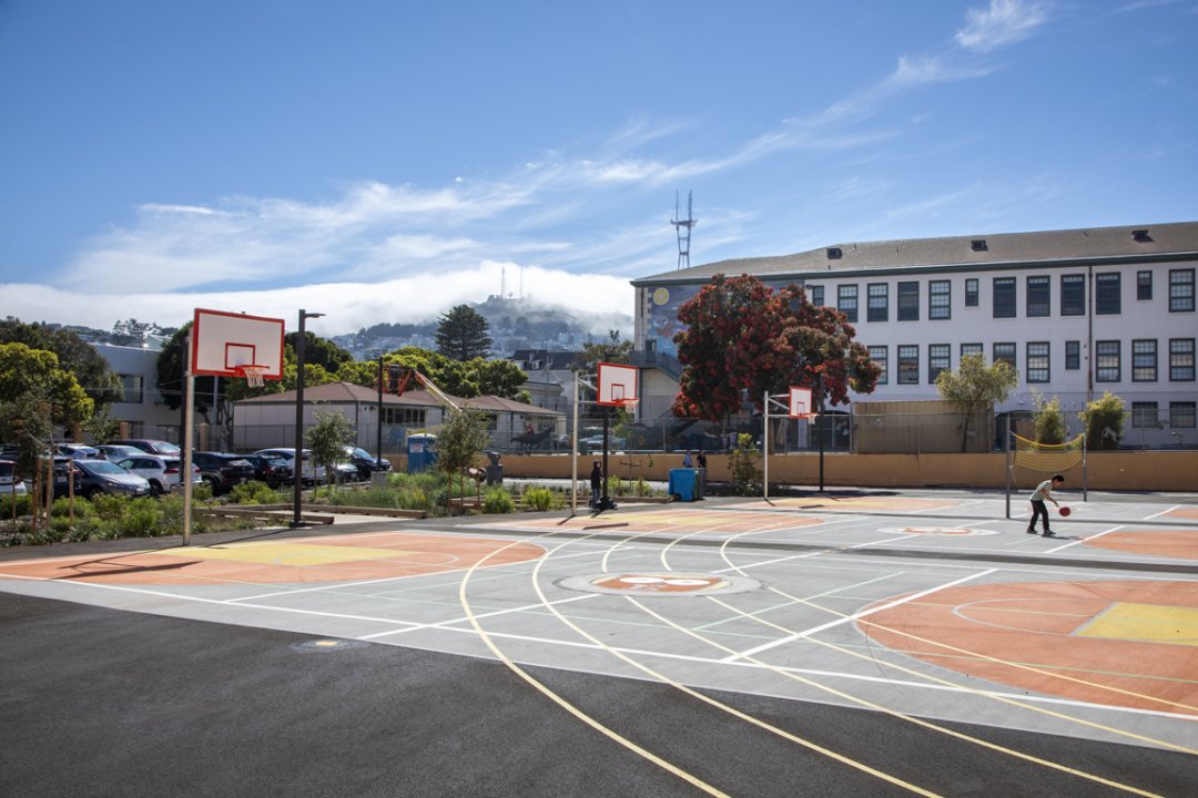 Everett MS Basketball Courts