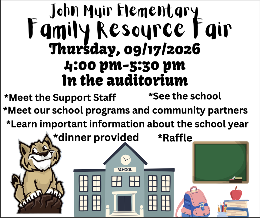 family resource fair flyer
