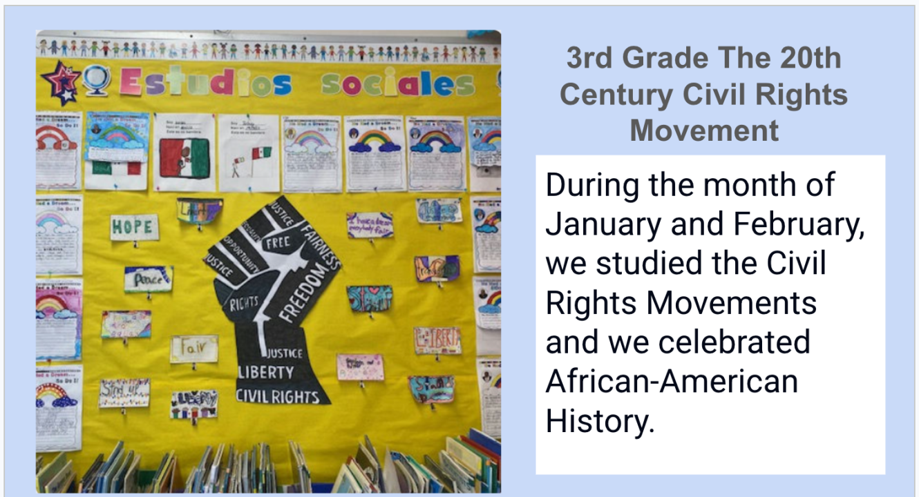 3rd Grade The 20th Century Civil Rights Movement Project