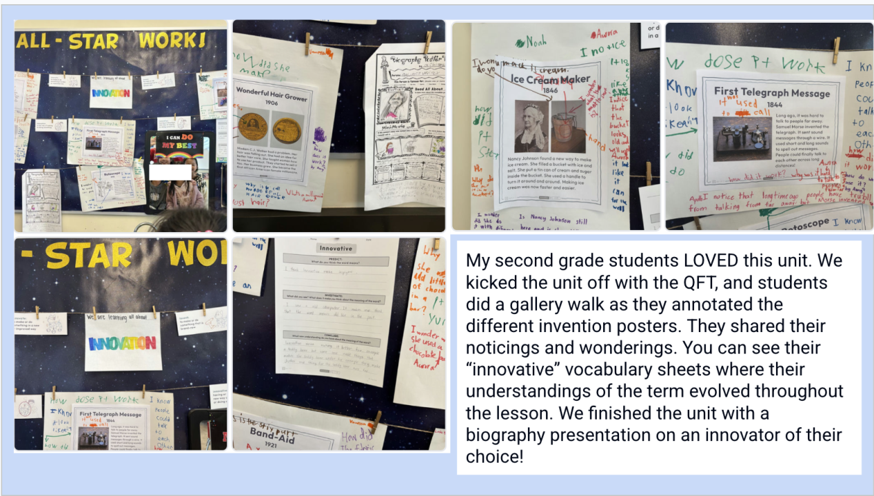 2nd Grade- Innovations Project