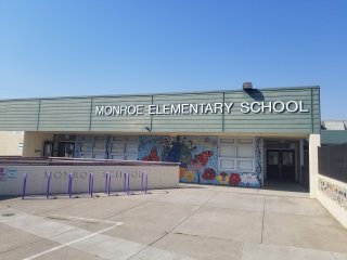 Monroe Elementary School Front Entrance