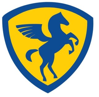 FSK pegasus shield blue and yellow