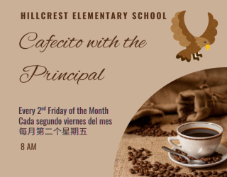 Invitation to Cafecito with the Principal