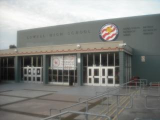 Lowell High School building exterior