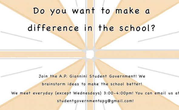 Student Government Recruitment flyer - text in html also