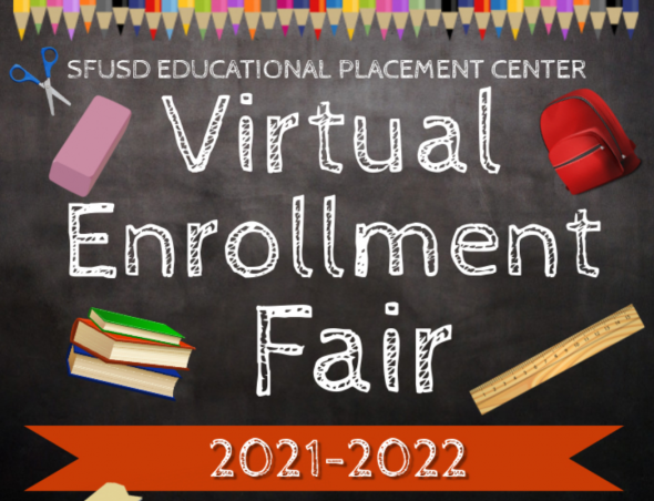 SFUSD Enrollment Fair 2020-2021 INFO Poster