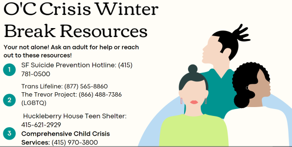 O'C Crisis Winter Break Resources