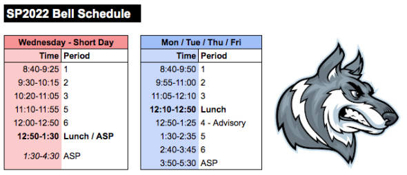 Image of Bell Schedule
