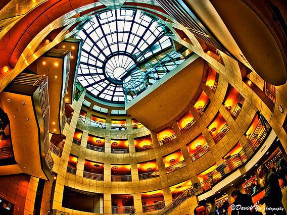 Indoor view at the San Francisco public library