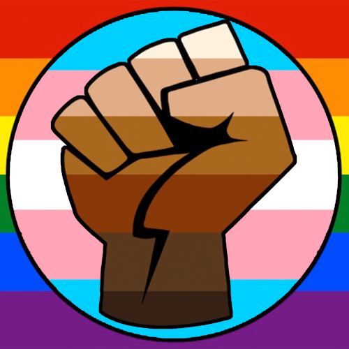 LGBT BLM fist flag