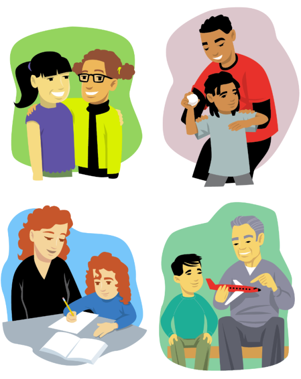 Four illustrations of positive interactions