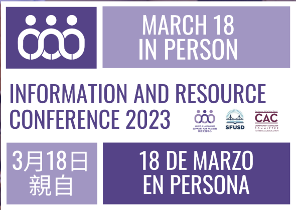 Information and Resource Conference 2023. March 18 in Person
