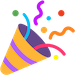 Party popper emoji