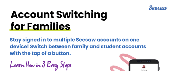account switching in seesaw for families