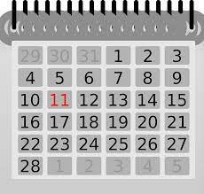 calendar graphic