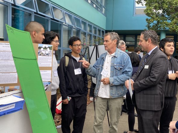 SFUSD Superintendent Dr. Matt Wayne and John O'Connell Construction Trades students and staff talk about climate solutions.